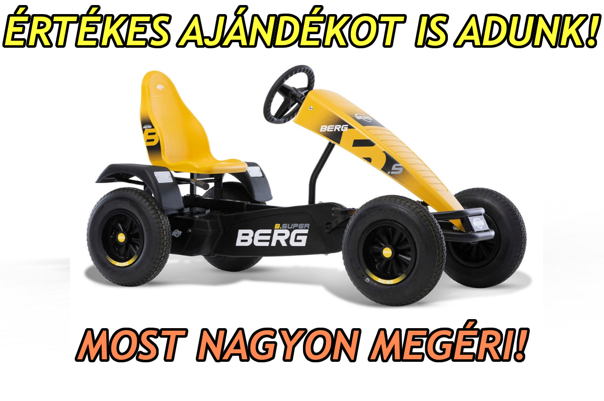 BERG gokart XXL B.SUPER YELLOW BFR