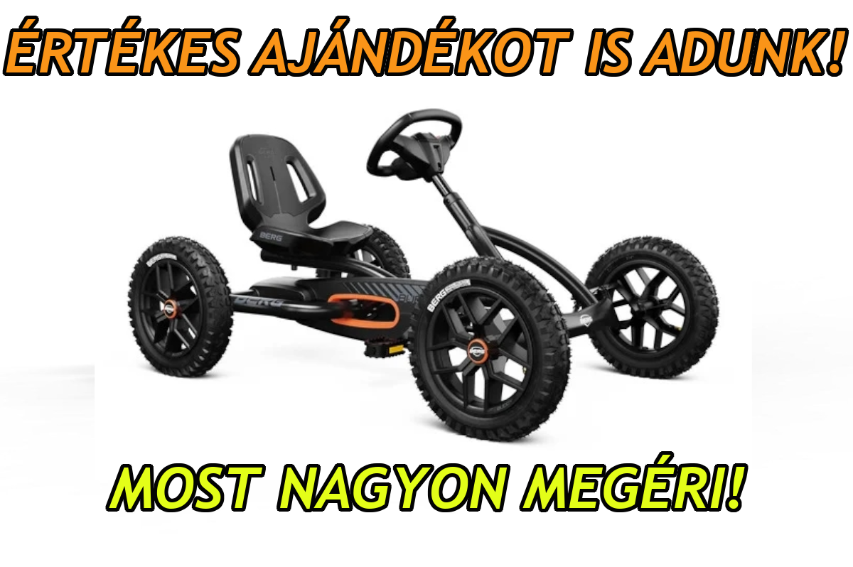 BERG gokart BUDDY CROSS BLACK