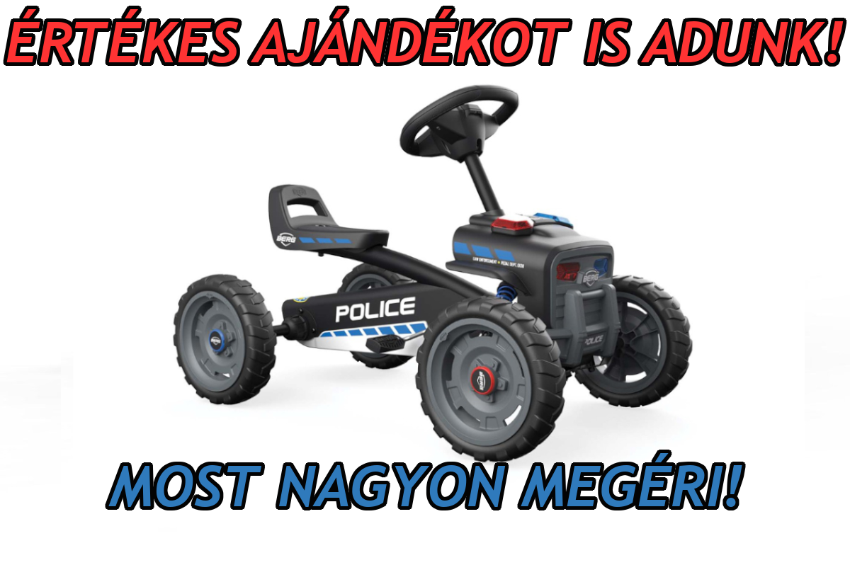 BERG gokart JEEP BUZZY POLICE