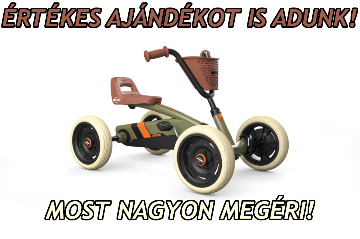 BERG gokart BUZZY RETRO GREEN