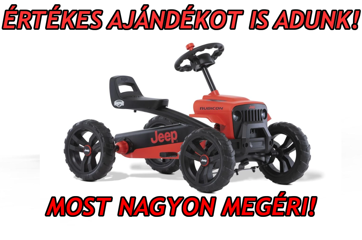 BERG gokart JEEP BUZZY RUBICON