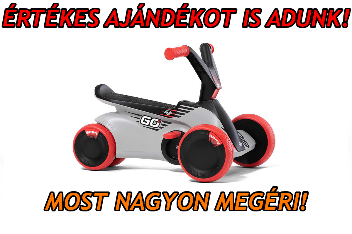 BERG gokart GO² SPARX RED