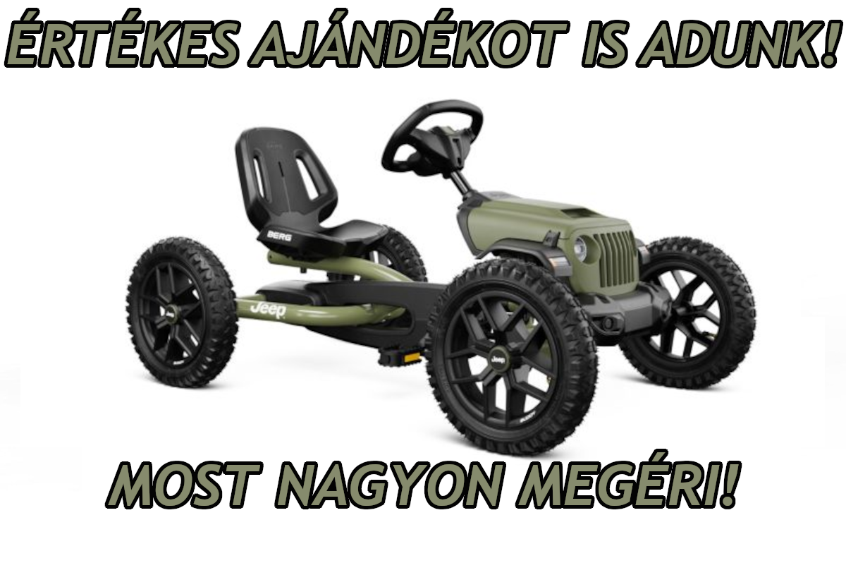 BERG gokart JEEP® BUDDY WRANGLER