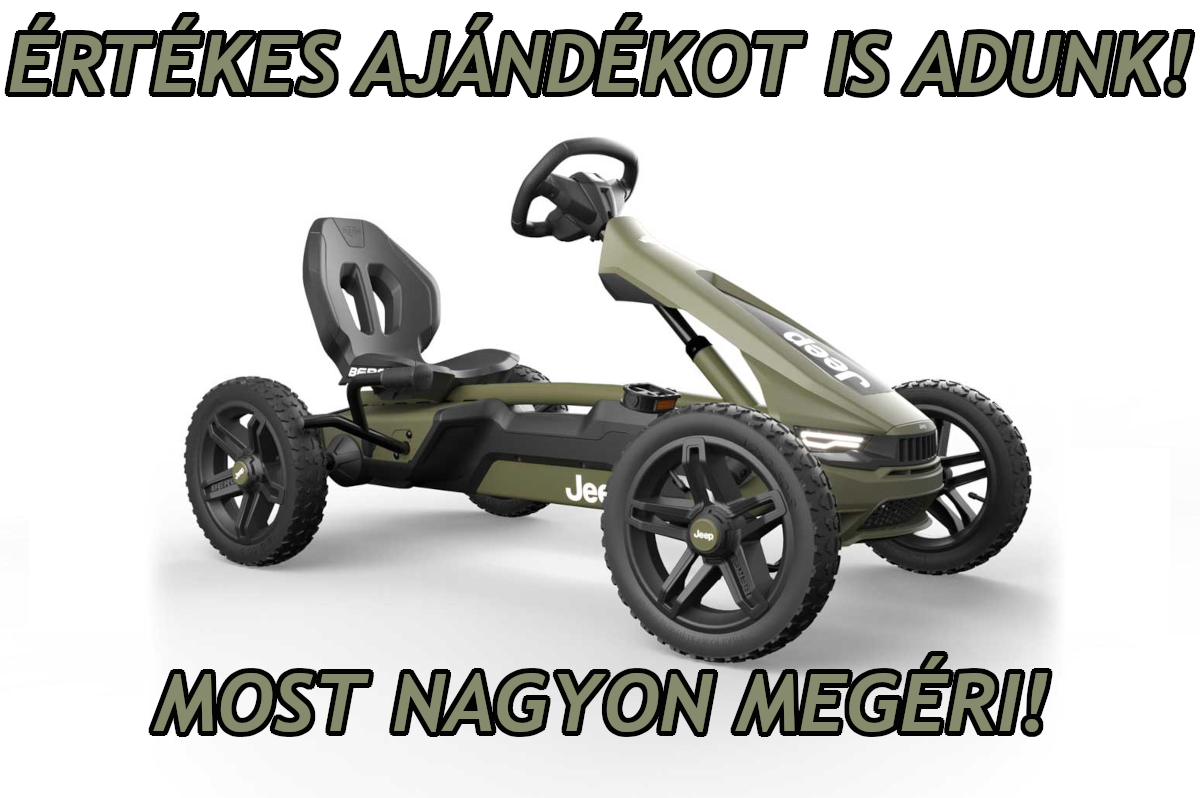 BERG gokart JEEP® RALLY CHEROKEE